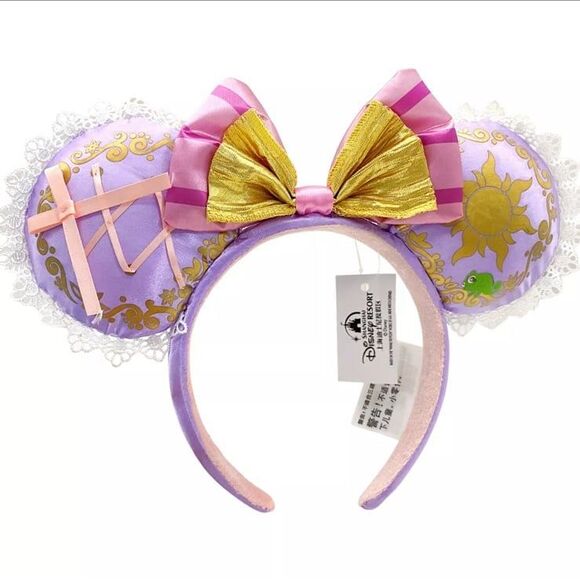 Disney Parks Tangled Rapunzel Mickey Ears Headband NWT